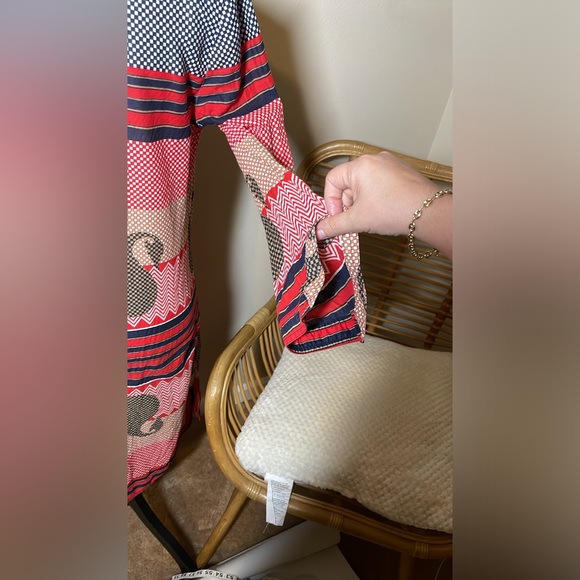 Tory Burch Kaftan Tunic Dress/ beach coverup size 8 - Picture 6 of 11